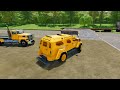 TRANSPORTING ARMOURED POLICE CARS, AMBULANCE & FIRE ENGINE WITH BIG TRUCKS! Farming Simulator 22