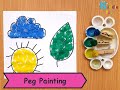 6 Fine Motor Skill Development Activities Using Pegs |  | DIY Learning at Home | Toddler Activities