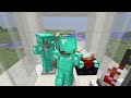 Minecraft Battle: NOOB vs PRO vs HACKER vs GOD: SECURE SAFEST HOUSE BASE BUILD CHALLENGE / Animation