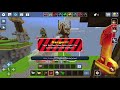 Playing Squid Game in BedWars Blockman Go