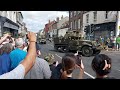 D -Day 80 convoy through Dorchester Armour & Embarkation 21 June 2024 #dday80