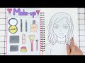 [🤠paper diy🤠] Bridal Makeup PHƯƠNG DIỆU Tutorials💄💋 Creative Makeup tutorials | Sam Diy Paper