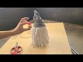 DIY Dollar Tree Gnome With Mop | Cheap and Easy Christmas Craft