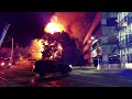 Close Call | Fire Almost Hits Parking Garage Near Town Center | Claremont, NH | 08/03/22