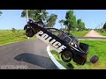 Spike Strip vs Cars #7 - BeamNG drive