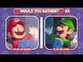Would You Rather - Super Mario Bros Edition! 🍄