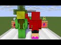 JJ and Mikey MUTANT LOVE ROAD Game - Maizen Minecraft Animation
