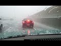 Hail Storm Stops The Phoenix, Arizona Freeway! October 5th, 2010