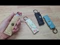 EP235 : DIY Easy Coin Pouch Keychain | Bag Sewing Tutorial | SUPER EASY