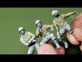 M3 Halftrack US figures and German POWs (Tamiya 1/35 scale model)