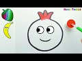 Draw & Paint Colorful Strawberry Step by Step | Art Tips for Children #41