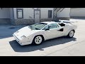 1987 Lamborghini Countach 5000 QV | Cold Start + Drive