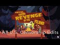 All American Censorship Edits in Total Drama: Revenge of the Island