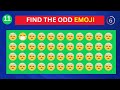 Can You Find the Odd Emoji Out? 🤔 | Emoji Challenge#quiz #emojichallenge #emoji