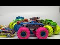 HOT WHEELS MONSTER TRUCKS GLOW IN THE DARK COLLECTION 10-PACK!