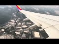 Cloudy departure in Atlanta