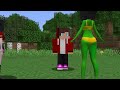 JJ Met STREAMER TV WOMAN in VILLAGE in Minecraft! SHE FIND HIM! JJ IN Village in Minecraft - Maizen