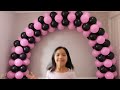 How to make balloon arch without stand?