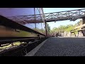 FR train running in at Tan y bwlch