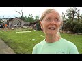 Raw video: Greenfield resident describes moments when tornado swept through town
