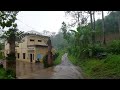 Walk when it rains and thunders in the village to refresh your mind and heal