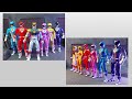 Rangers Forge - MMPR Movie 1995 Lighting Collection Conversion Kits