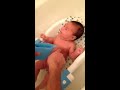Elayna bath time