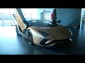 Lamborghini Aventador S Roadster in special color ( Oro Elios ) to be delivered in Dubai