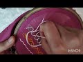 Hand embroidery for beginer/hand stitch/beautiful embroidery/সুন্দর সালাই