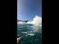 THIS IS NOT A WAVE BUT THE ENTIRE OCEAN FOLDING OVER