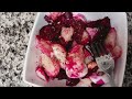 how I made boiled beetroots and potatoes salad #health #food #cooking #asmr #fyp #viralvideo