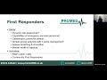 ProMed - Webinar: The different roles & remits of pre-hospital care providers