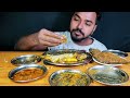 Eating Spicy Chicken Liver Gizzard Curry with Rice | Fish Curry, Chicken Curry & Chilli Mukbang