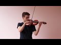 AC/DC - Back in Black for solo violin by Roberts Balanas