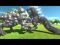 Space GODZILLA Fights King Ghidorah - Animal Revolt Battle Simulator