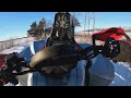 Can-Am Renegade Smashing Snow Drifts