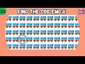 FIND THE ODD EMOJI OUT #8 | ODD ONE OUT PUZZLE  | Emoji challenge