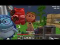 All Characters from Inside Out 2 And Mario vs Paw Patrol House jj and mikey in Minecraft! Maizen