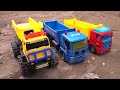 Police car rescues stranded cars from monsters | DIY mini creation |  FARM DIY STOPMOTION