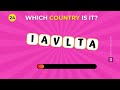 Guess The Country by its Scrambled Name