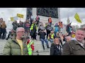 People protesting limits on their freedoms labelled as far right conspiracists by the BBC.