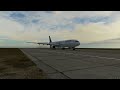 The most Butter A330  landing with 4 knots of crosswind! | #swiss001landings #a330 #xplane12