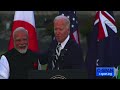 Biden fumbles, snaps at staffers after forgetting he was supposed to introduce Indian PM on stage