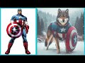 AVENGERS but Wolf VENGERS 💥 All Characters ( Marvel & DC ) SUPER HERO 2024