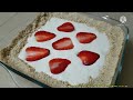 Pineapple Strawberry Dessert Recipe | Quick & Easy Dessert Recipe | Ramadan Special Delight Recipe