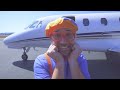 Blippi Flies in a Private Jet | Airplanes for Kids with The Airplane Song