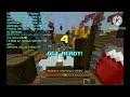 Hitting 1500 Beds While Queueing a HACKER in Hyperlands Bedwars (MCPE)