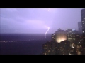 thunderstorm in Brickell , Miami from our balcony