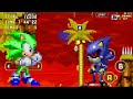 jugando Sonic 3 air pero con el mod te metal Sonic