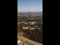 Airplane takeoff with shadow selfie